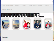 Tablet Screenshot of flugbegleiter.net